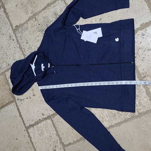 Calme By Johnny Was Heather Zip Up Hoodie Size L Women's - Picture 3 of 8